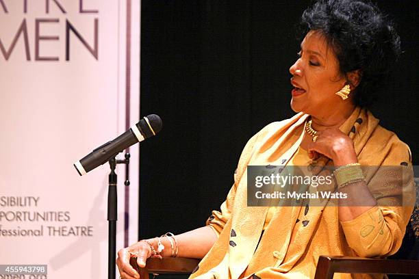 Actress Phylicia Rashad at The League Of Profesional Theatre Women Presents: Billie Allen And Phylicia Rashad at The New York Public Library for...