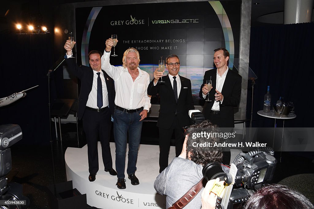 GREY GOOSE, The World's Leading Super Premium Vodka, Announces Its Official Partnership With Richard Branson's Commercial Spaceline, Virgin Galactic