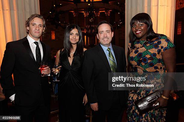 Nuno Santo and Brian McGinley and guests attend the 30th Annual Awards Gala hosted by The Africa-America Institute at Gotham Hall on September 22,...