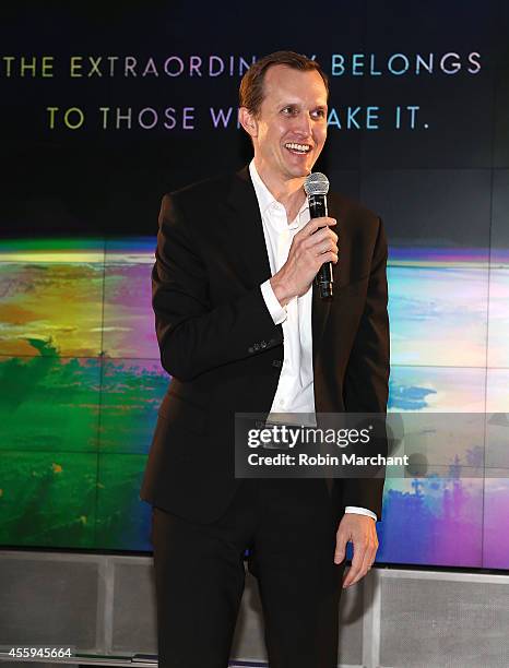 Virgin Galactic CEO George Whitesides attends The Global Launch Of Grey Goose Virgin Atlantic at American Museum of Natural History on September 22,...