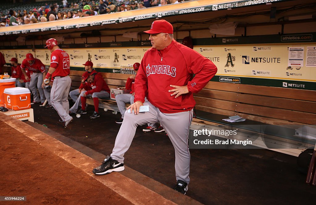 Los Angeles Angels v Oakland Athletics