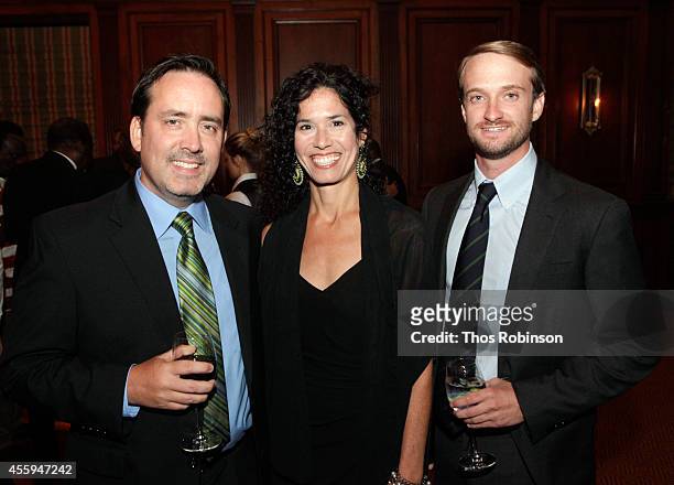 Brian McGinley, AAI Development Director, Deena McGinley and Guest attend the 30th Annual Awards Gala hosted by The Africa-America Institute at...