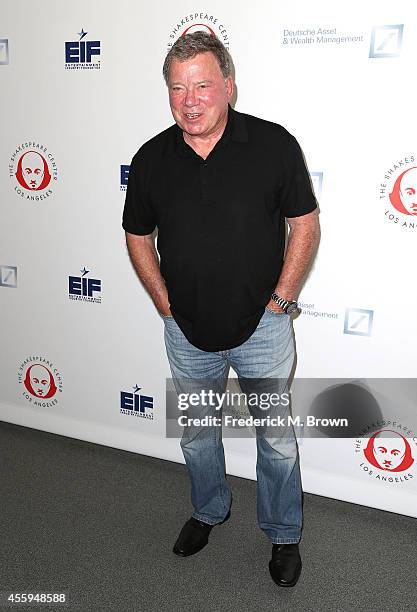 Actor William Shatner attends the 24th Annual Simply Shakespeare at the Freud Playhouse, UCLA on September 22, 2014 in Westwood, California.