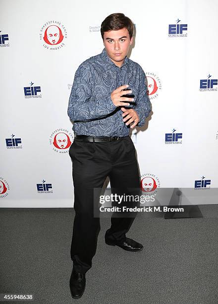 Actor Shelton Donenberg attends the 24th Annual Simply Shakespeare at the Freud Playhouse, UCLA on September 22, 2014 in Westwood, California.