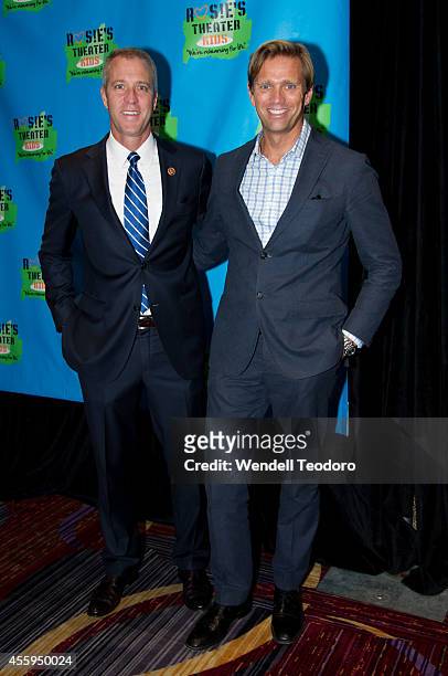 Congressman Sean Maloney and Randy Florke attends the 11th Annual Rosie's Theater Kids Benefit Gala at the New York Marriott Marquis on September 22,...