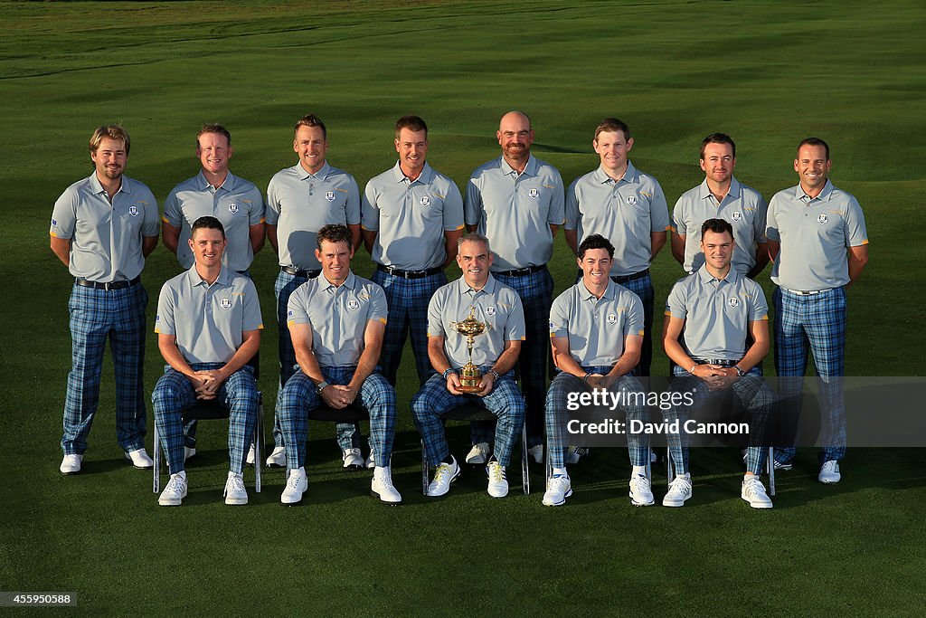 European Team Photocall - 2014 Ryder Cup