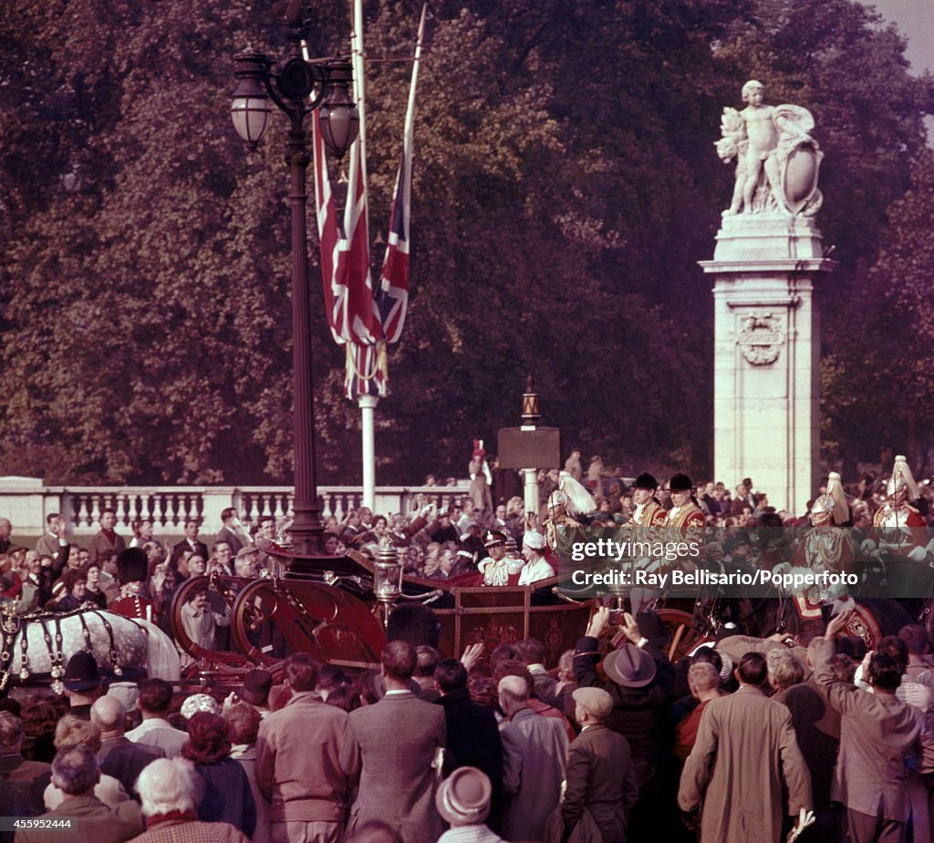 Queen Elizabeth II With The King Of Nepal