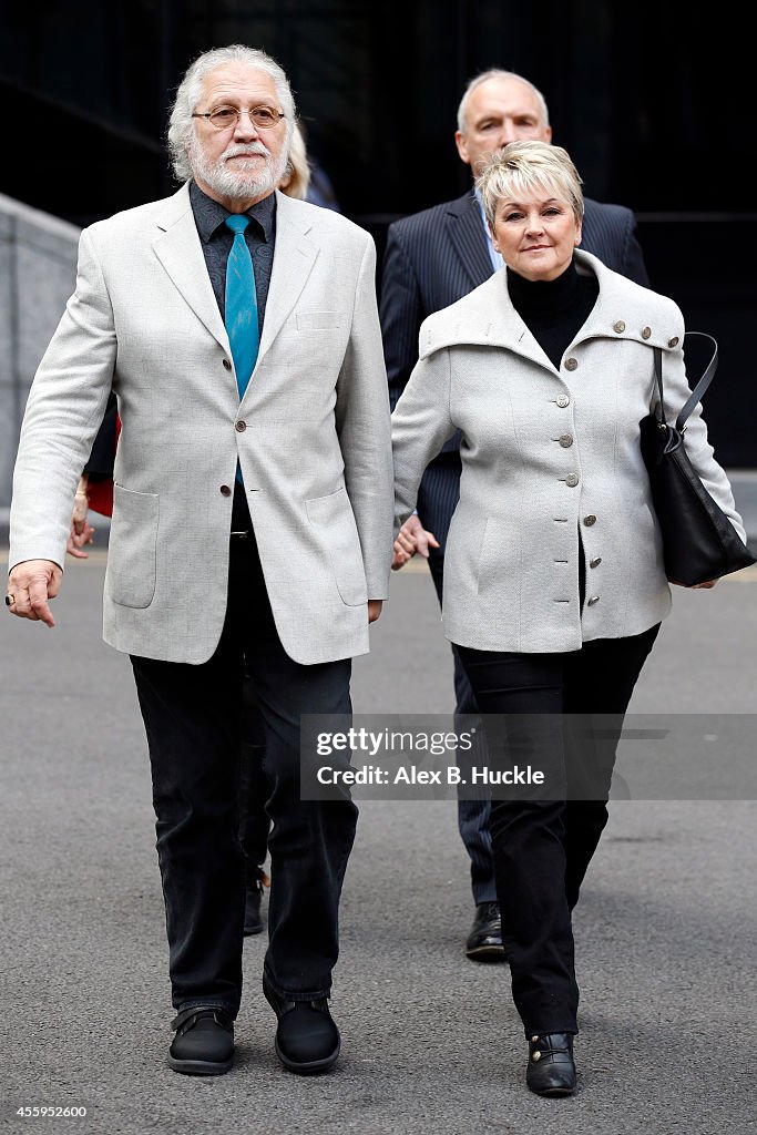 Dave Lee Travis Arrives At Court - September 23, 2014