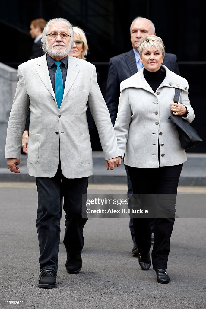 Dave Lee Travis Arrives At Court - September 23, 2014