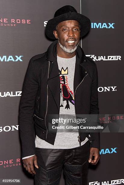 Actor Michael K. Williams attends "The Equalizer" New York Screening at AMC Lincoln Square Theater on September 22, 2014 in New York City.