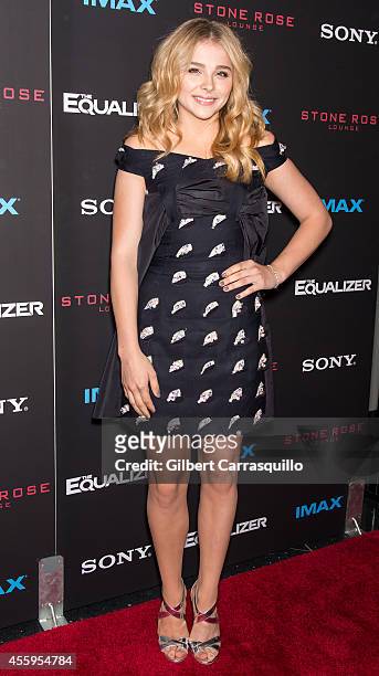 Actress Chloe Grace Moretz attends "The Equalizer" New York Screening at AMC Lincoln Square Theater on September 22, 2014 in New York City.