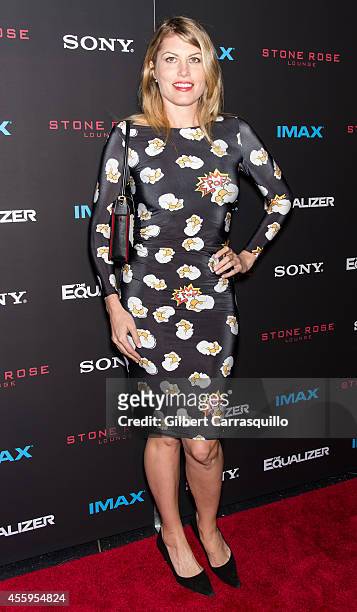 Actress Meredith Ostrom attends "The Equalizer" New York Screening at AMC Lincoln Square Theater on September 22, 2014 in New York City.