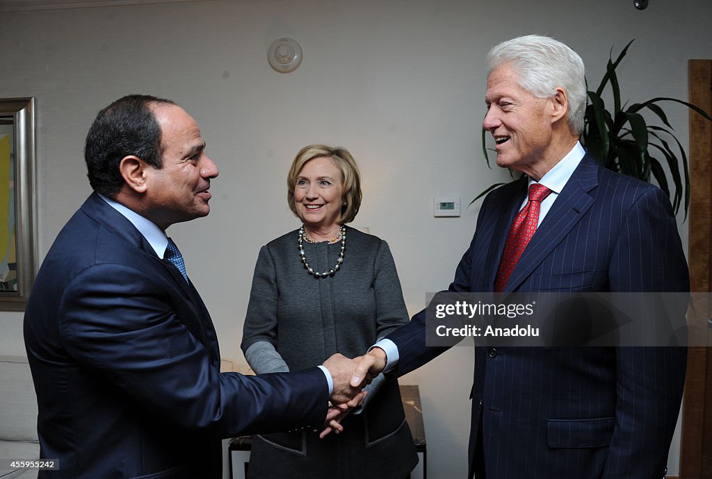 Egyptian President Abdel Fattah el-Sisi in New York