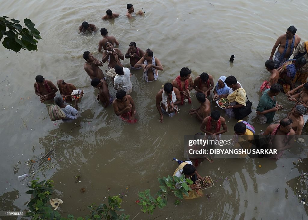 INDIA-RELIGION-HINDUISM-TARPAN