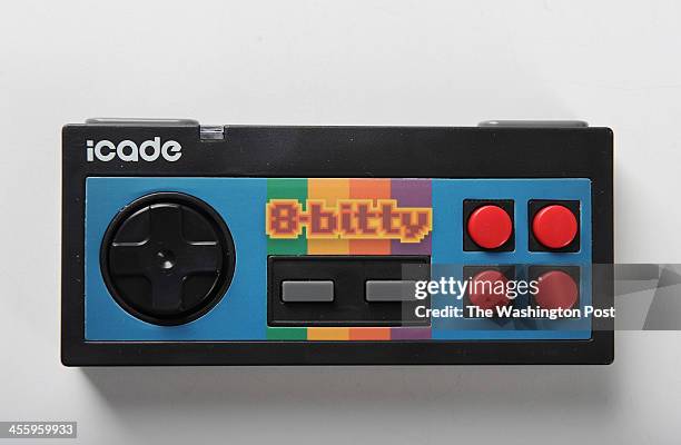 An iCade 8-Bitty from ThinkGeek, Inc. Is displayed on Tuesday November 19, 2013 in Washington, DC. The company, which is based in Fairfax, VA sells a...