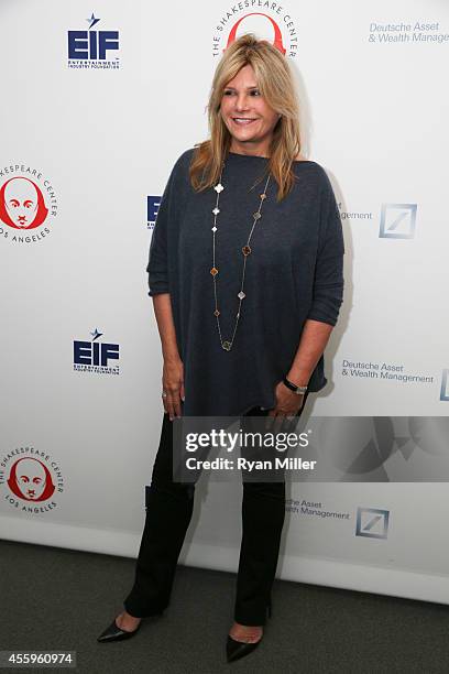 Lisa Paulsen, President/CEO, Entertainment Industry Foundation arrives for The Shakespeare Center of Los Angeles' 24th Annual Simply Shakespeare...