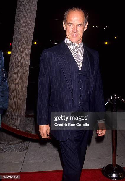Actor Geoffrey Lewis attends the "Heaven & Earth" Beverly Hills Premiere on December 16, 1993 at the Academy Theatre in Beverly Hills, California.
