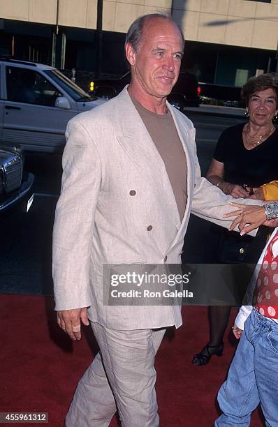 Actor Geoffrey Lewis attends the Screening of the TNT Miniseries "Rough Riders" on July 17, 1997 at the Academy Theatre in Beverly Hills, California.