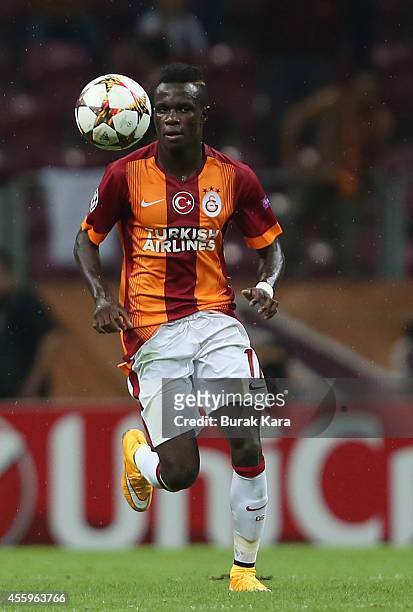 Bruma of Galatasaray controls the ball during the UEFA Champions League group D match between Galatasaray AS and RSC Anderlecht on September 16 at TT...
