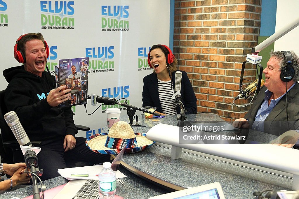 Billy Bush And Kit Hoover Visit "The Elvis Duran Z100 Morning Show"