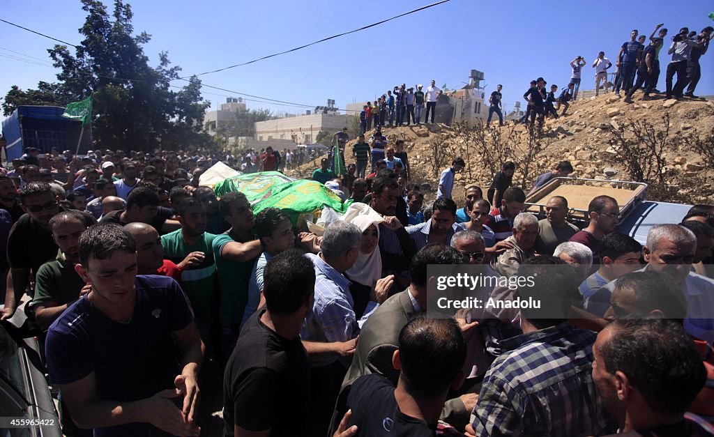 Funeral ceremony of two Palestinians killed by Israeli troops