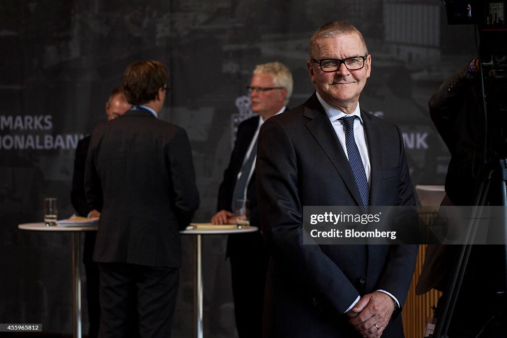 Denmark's Central Bank Governor Lars Rohde News Conference