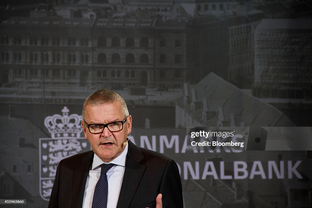 Denmark's Central Bank Governor Lars Rohde News Conference