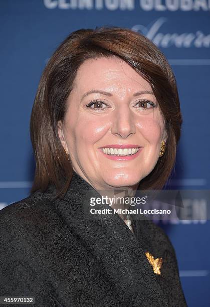 President of Kosovo Atifete Jahjaga attends the 8th Annual Clinton Global Citizen Awards at Sheraton Times Square on September 21, 2014 in New York...