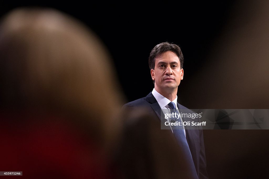 Labour Leader Ed Miliband Gives His Keynote Speech At the Annual Party Conference