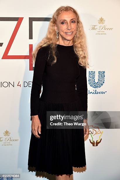 Director of Vogue Italia Franca Sozzani attends Fashion 4 Development 4th Annual Official First Ladies Luncheon at The Pierre Hotel on September 23,...