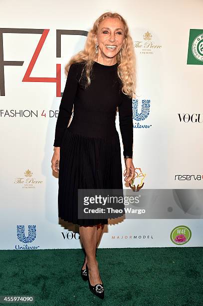Director of Vogue Italia Franca Sozzani attends Fashion 4 Development 4th Annual Official First Ladies Luncheon at The Pierre Hotel on September 23,...