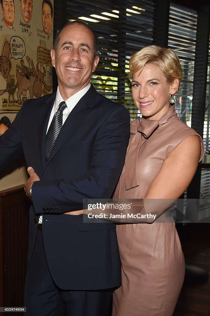 Jerry Seinfeld Hosts Lunch To Support The Baby Buggy Fatherhood Initiative Sponsored By Acura, Gucci, And Johnson & Johnson