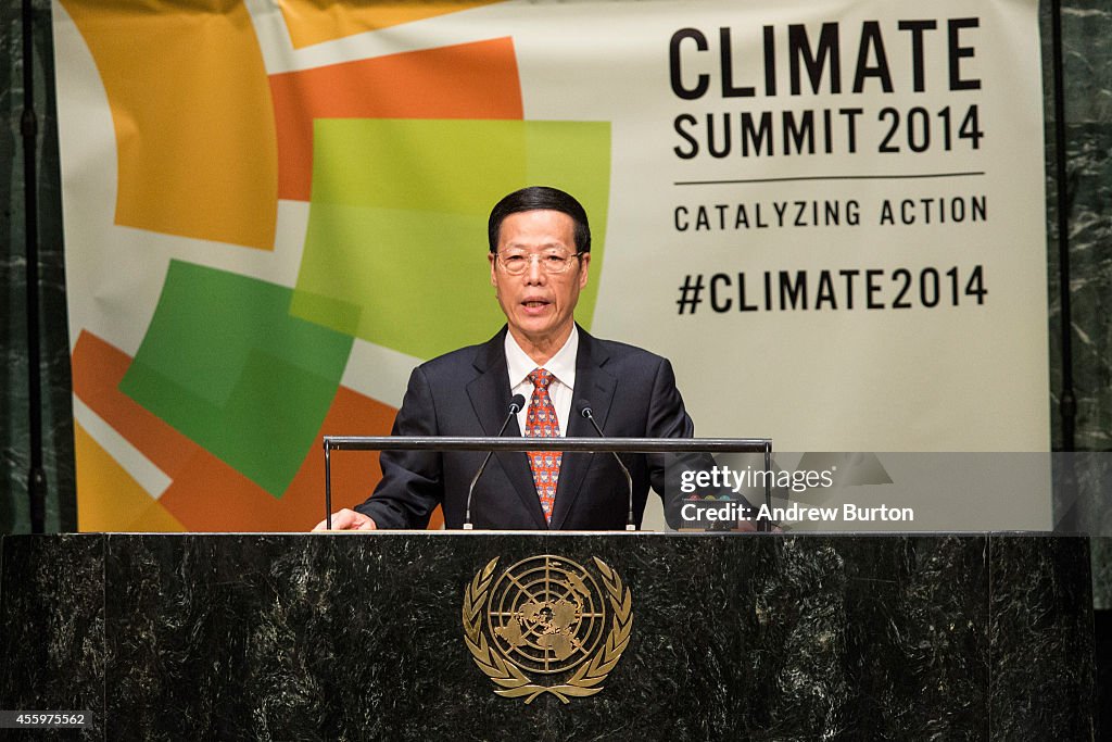 World Leaders Speak At UN Climate Summit