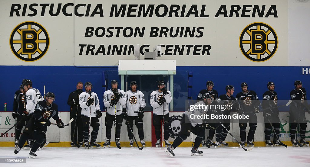 Bruins Training Camp At Ristuccia Arena