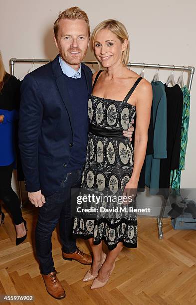 James Midgley and Jenni Falconer attend the launch of designer and entrepreneur Tabitha Webb's first retail store 'Tabitha Webb' on Elizabeth St,...