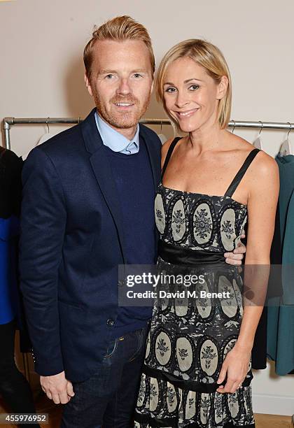 James Midgley and Jenni Falconer attend the launch of designer and entrepreneur Tabitha Webb's first retail store 'Tabitha Webb' on Elizabeth St,...