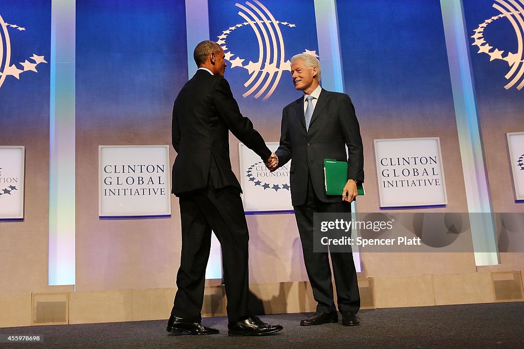 President Obama Speaks At The Annual Clinton Global Initiative