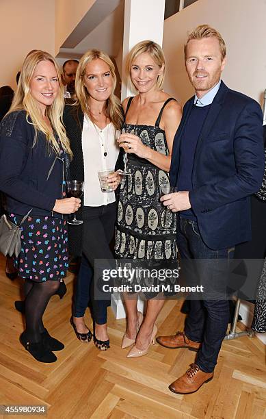 Rosie Nixon, Chrissie Reeves, Jenni Falconer and James Midgley attend the launch of designer and entrepreneur Tabitha Webb's first retail store...