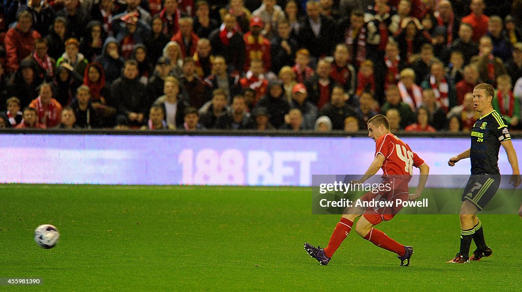 Liverpool v Middlesbrough - Capital One Cup Third Round