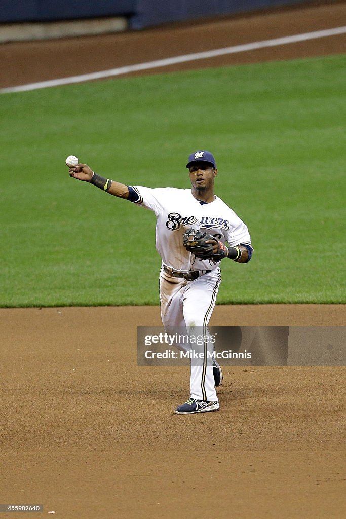 Miami Marlins v Milwaukee Brewers