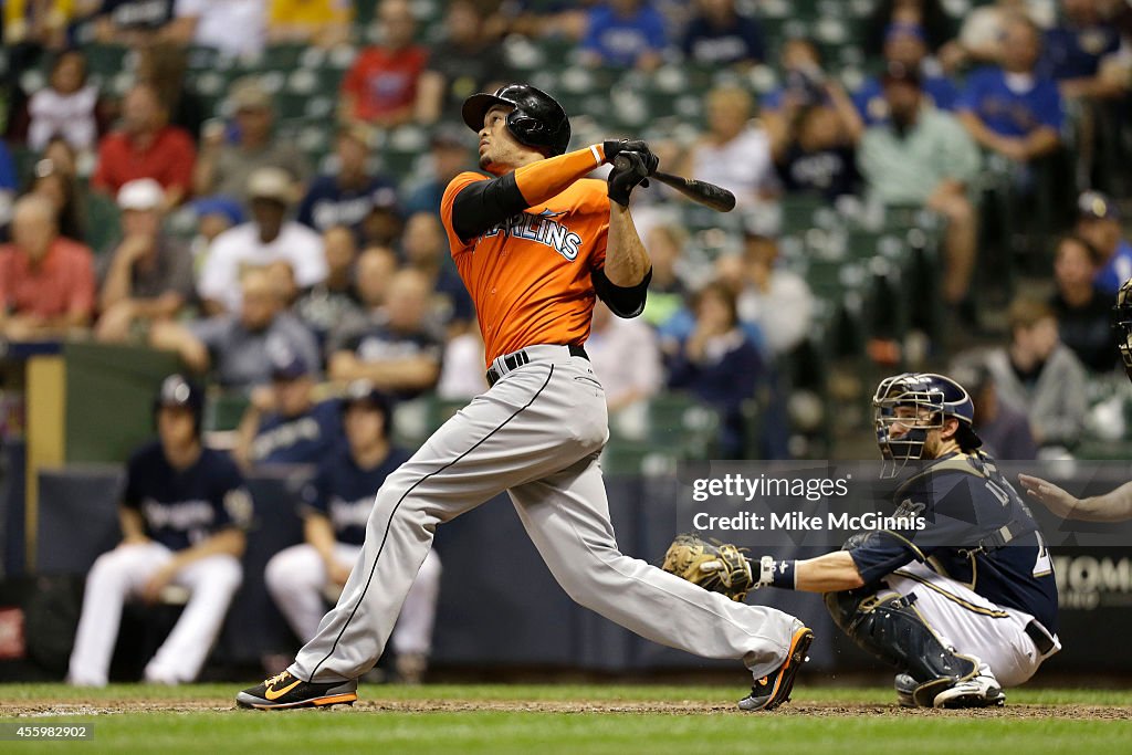 Miami Marlins v Milwaukee Brewers