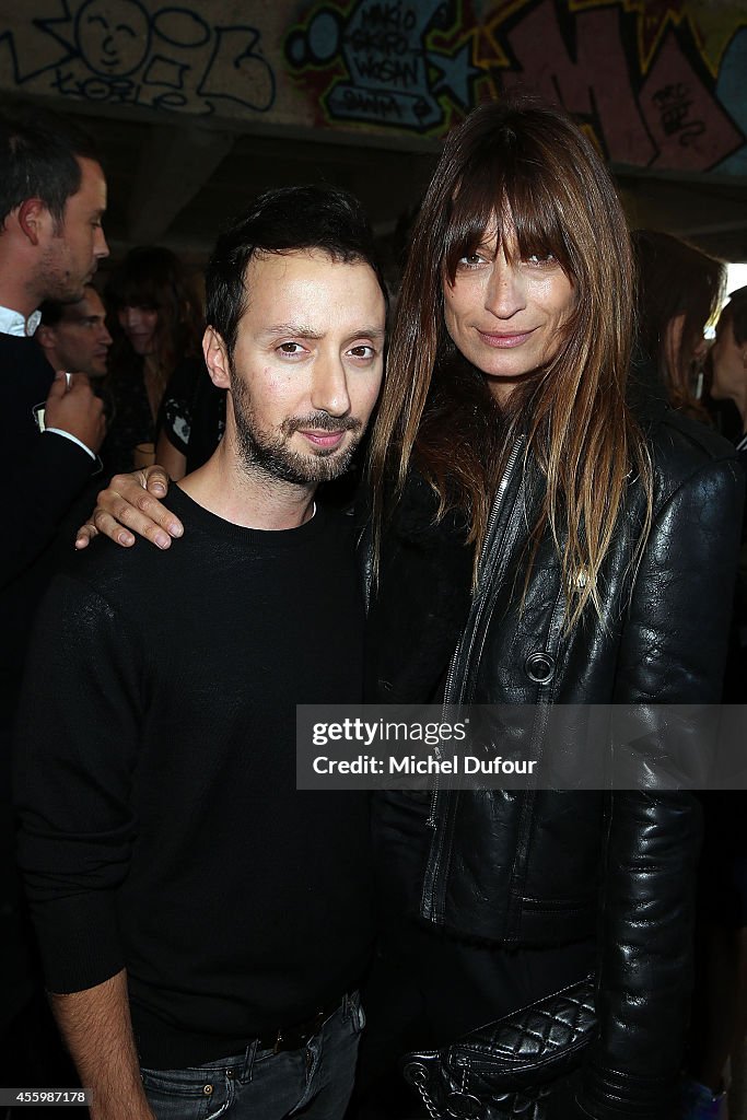 Anthony Vaccarello: Front Row - Paris Fashion Week Womenswear Spring/Summer 2015