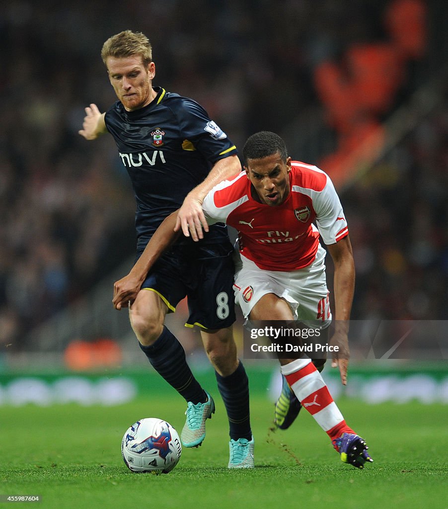 Arsenal v Southampton - Capital One Cup Third Round