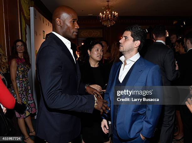 Chris Collins and Rony Meisler attend Fashion 4 Development 4th Annual Official First Ladies Luncheon at The Pierre Hotel on September 23, 2014 in...