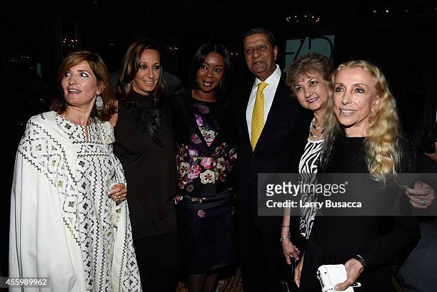 Donna Karan, Toyin Saraki and Franca Sozzani attend Fashion 4 Development 4th Annual Official First Ladies Luncheon at The Pierre Hotel on September...