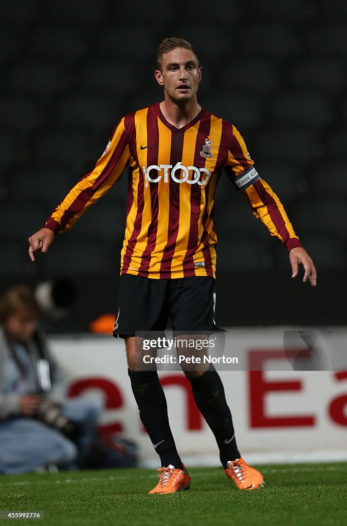 MK Dons v Bradford City - Capital One Cup Third Round