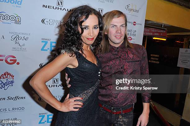 Christophe Guillarme and Aida Touihri attend the Christophe Guillarme show as part of Paris Fashion Week Womenswear Spring/Summer 2015 on September...