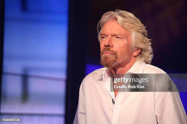 Sir Richard Branson visits "Cavuto" On FOX Business Network at FOX Studios on September 23, 2014 in New York City.
