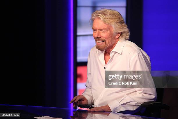 Sir Richard Branson visits "Cavuto" On FOX Business Network at FOX Studios on September 23, 2014 in New York City.