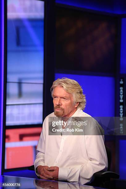 Sir Richard Branson visits "Cavuto" On FOX Business Network at FOX Studios on September 23, 2014 in New York City.